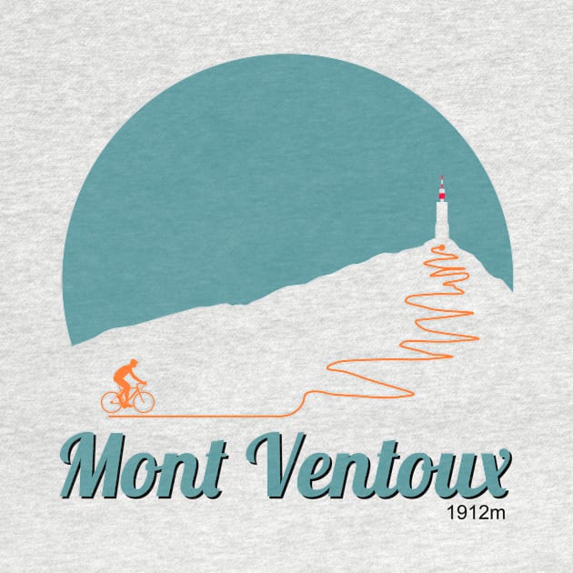 Mont Ventoux Circular Artwork by anothercyclist